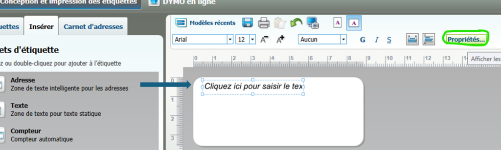 Ajoutez les champs par glisser-déposer